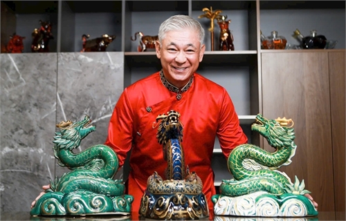 Diễn viên Tùng Yuki nêu cảm nhận sản phẩm Long Vân Hội Lộc - BST Sắc Rồng Doha