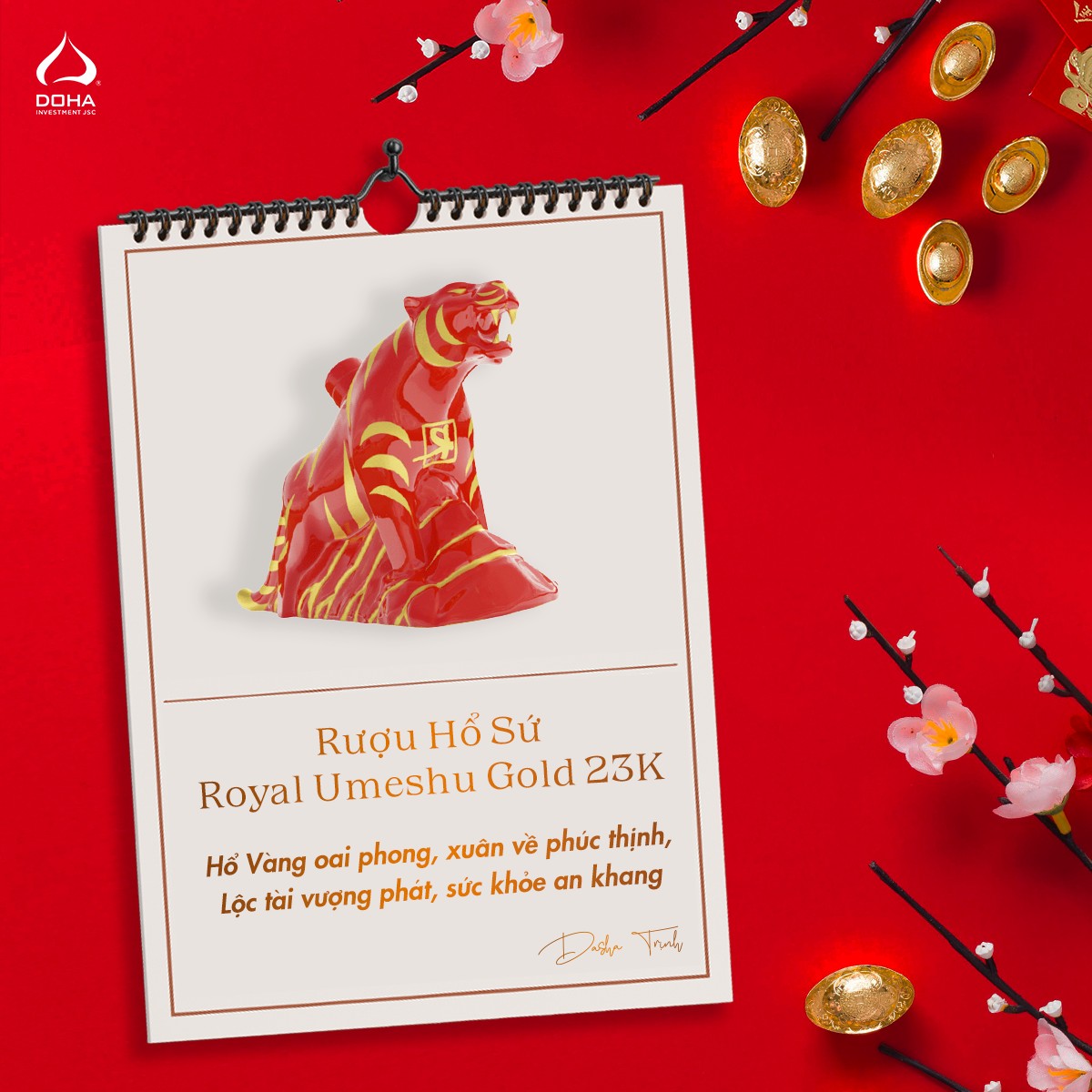 Rượu linh vật Doha JSC - Quà tặng hội tụ tinh thần “Tứ trụ” của lãnh đạo
