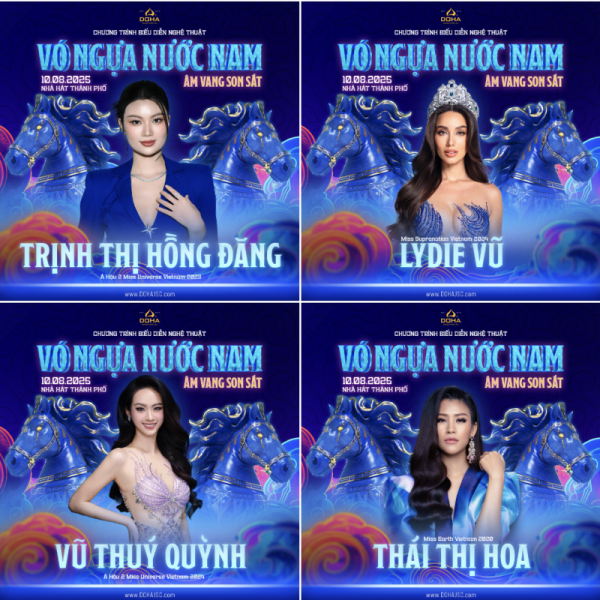 Красавицы собираются, подтверждают своё участие в мероприятии «Vo Ngua Nuoc Nam» – Когда искусство преображается в аромат и красоту.